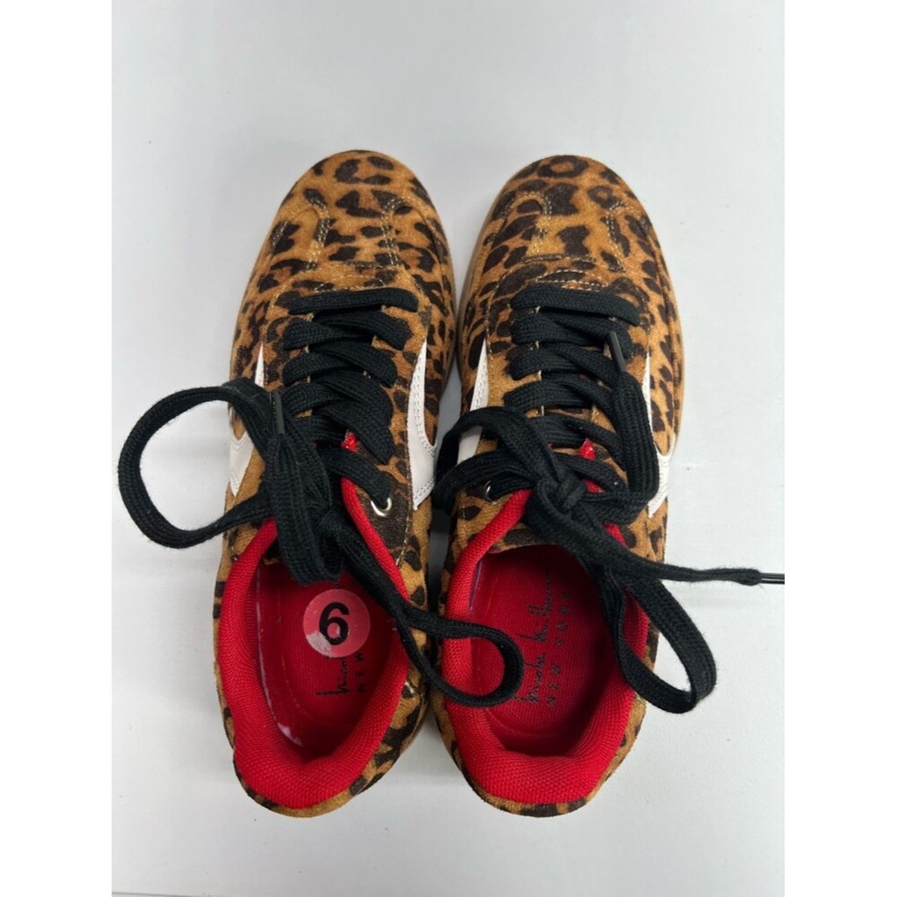 Nicole Miller New York Leopard Print Sneakers Womens Size 6 - Picture 4 of 6